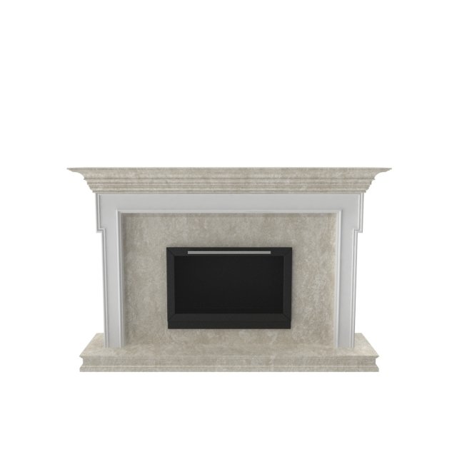 fireplace d 3D Модель .c4d .max .obj .3ds .fbx .stl .blend 
