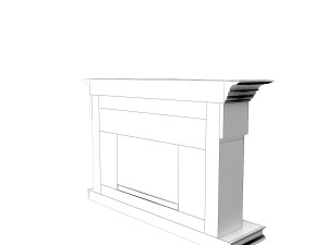 fireplace d 3D Модель