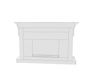 fireplace d 3D Модель
