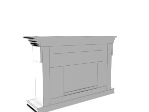 fireplace d 3D Модель