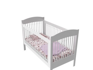 baby bed Modello 3D