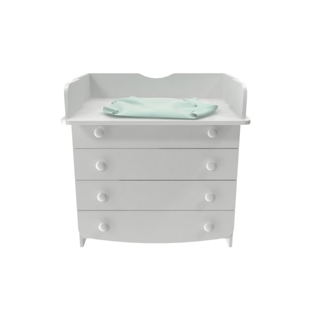 baby diaper changing table 3D Модель .c4d .max .obj .3ds .fbx .stl .blend 