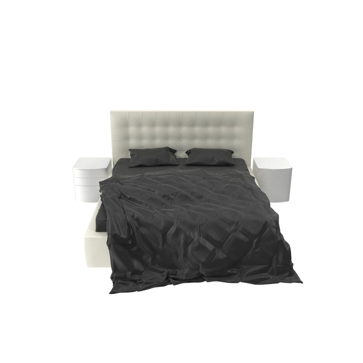 bed b 3D Model .c4d .max .obj .3ds .fbx .stl .blend 