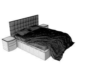 bed b 3D 模型