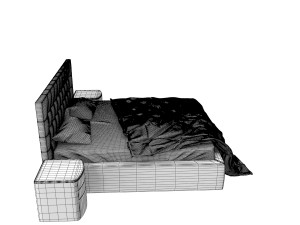 bed b 3D 模型