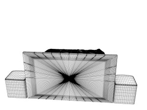 bed b 3D 模型
