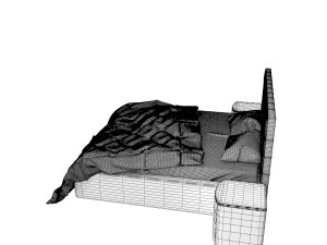 bed b 3D 模型