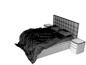 bed b 3D 模型