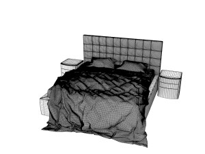 bed b 3D 模型