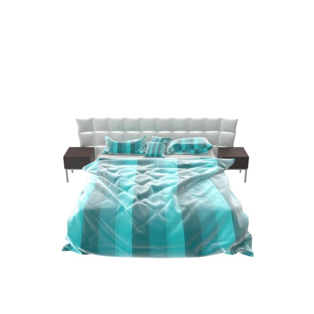 bed c 3D Model .c4d .max .obj .3ds .fbx .stl .blend 