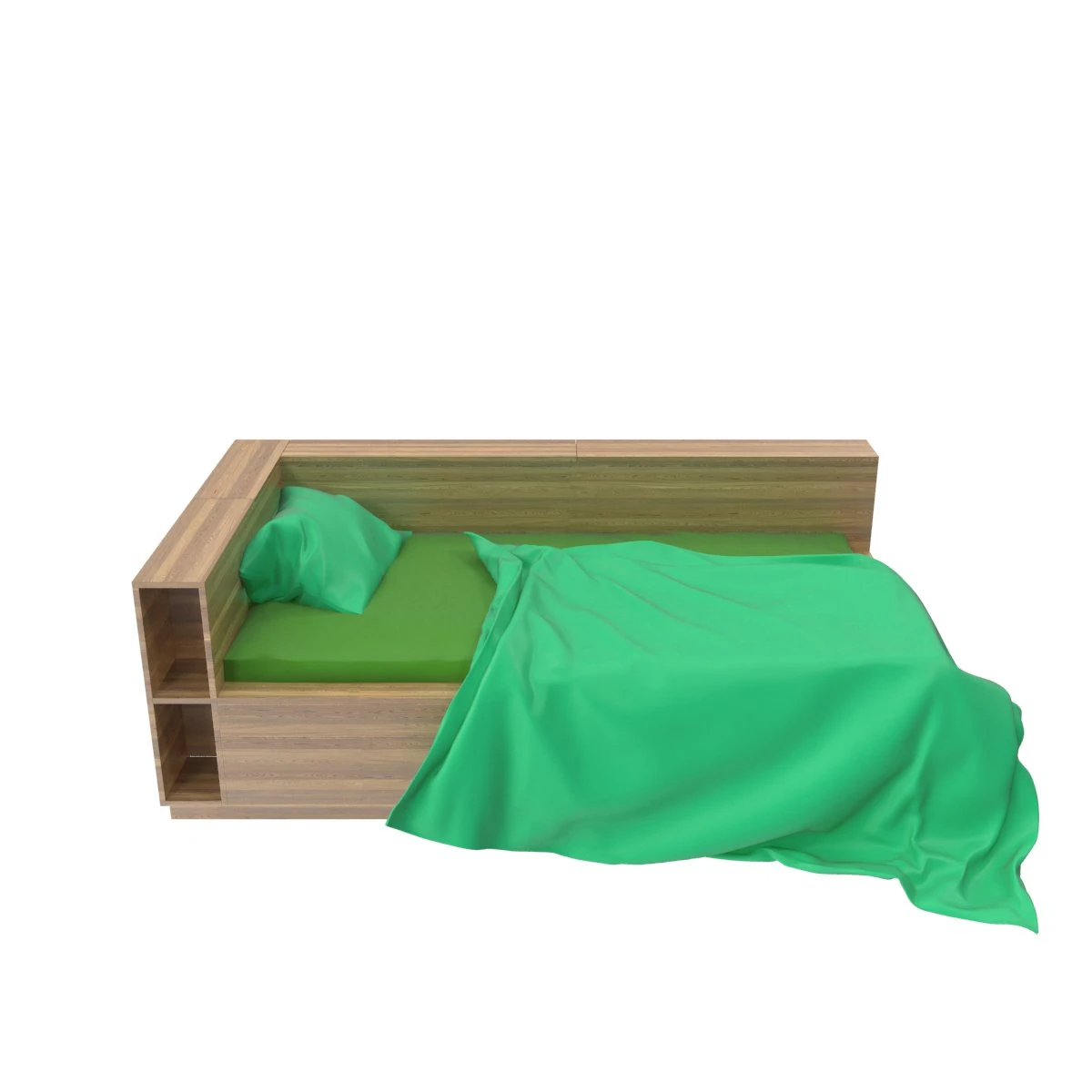 bed d 3D Model .c4d .max .obj .3ds .fbx .stl .blend