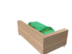 bed d 3D Model