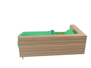 bed d 3D Model