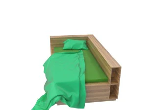 bed d 3D Model