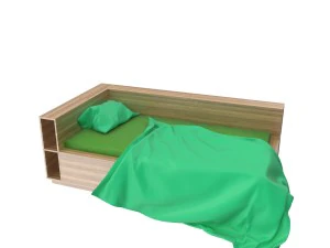 bed d 3D Model