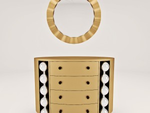 bedroom chest of drawers 3D Модель