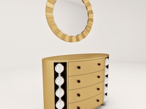 bedroom chest of drawers Modello 3D