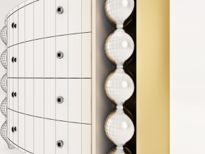 bedroom chest of drawers Modello 3D