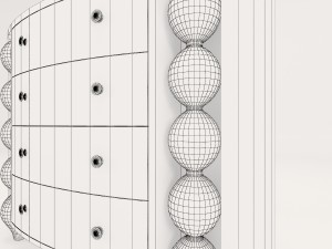 bedroom chest of drawers Modello 3D