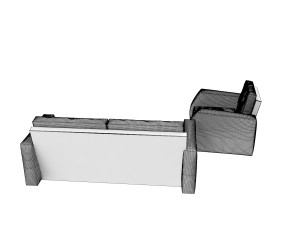 beebop furniture set Modelo 3D