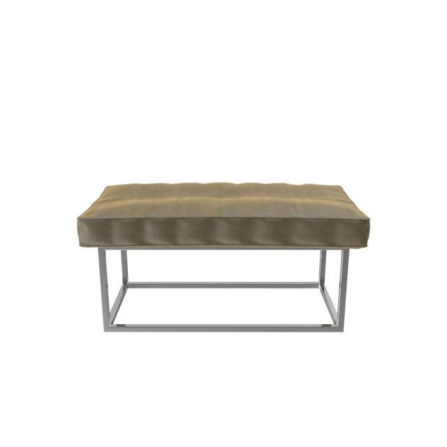 leather and metall bench 3Dモデル .c4d .max .obj .3ds .fbx .stl .blend 
