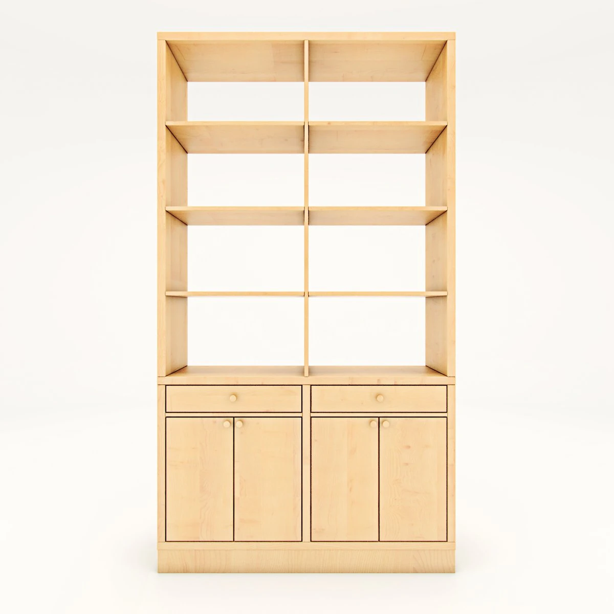 книжная полка а 3D Модель .c4d .max .obj .3ds .fbx .stl .blend 