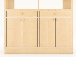 bookshelf a Modèle 3D