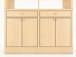 книжная полка а 3D Модель