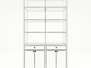 bookshelf a Modèle 3D