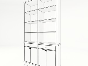 bookshelf a Modèle 3D