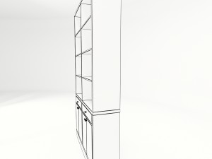 bookshelf a Modèle 3D