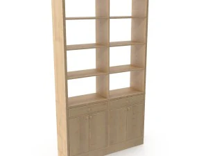 книжная полка а 3D Модель