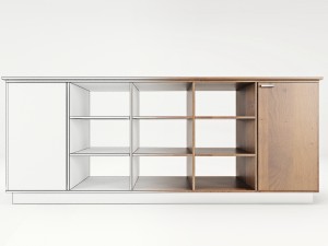 book shelf b 3D-Modell