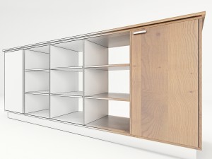 book shelf b 3D-Modell