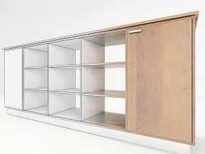 book shelf b 3D Model