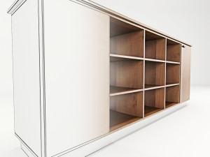 book shelf b 3D-Modell