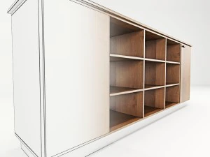 book shelf b 3D Model