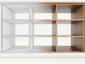 book shelf b 3D-Modell