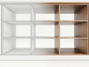 book shelf b 3D Model