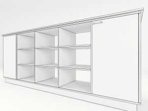 book shelf b 3D-Modell
