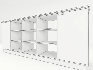 book shelf b 3D Model