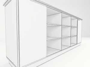 book shelf b 3D-Modell