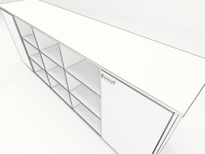 book shelf b 3D-Modell