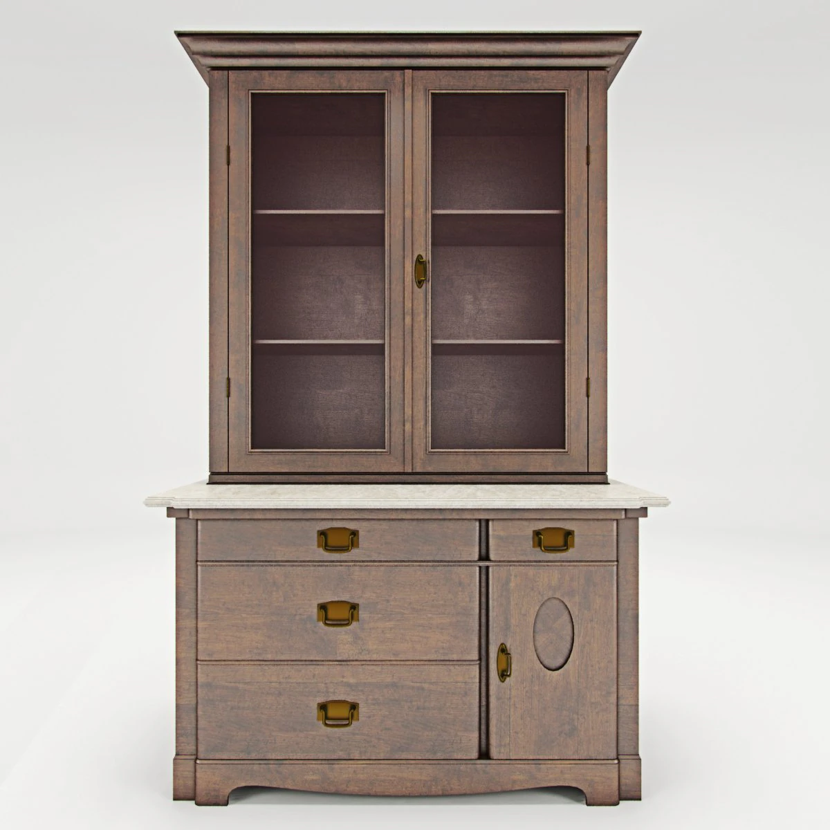 antique cabinet a 3D Model .c4d .max .obj .3ds .fbx .stl .blend 