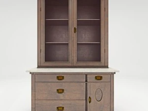 антикварный шкаф а 3D Модель