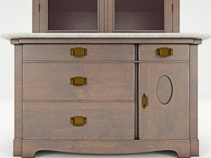 antique cabinet a 3D मॉडल