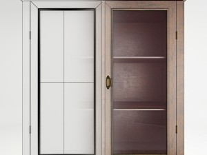 antique cabinet a 3D मॉडल