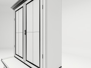 antique cabinet a 3D मॉडल