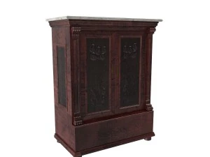 antique cabinet b 3D Model