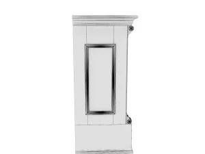 antique cabinet b 3D Model
